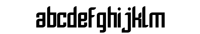 SF Piezolectric Font LOWERCASE