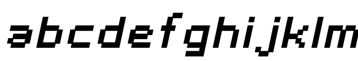 SF Pixelate Bold Oblique Font LOWERCASE