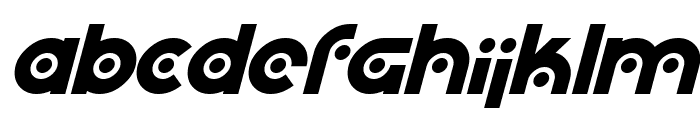 SF Planetary Orbiter Bold Italic Font LOWERCASE