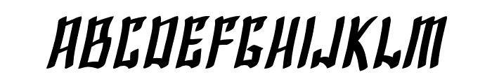 SF Shai Fontai Bold Oblique Font LOWERCASE