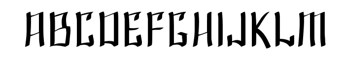 SF Shai Fontai Extended Font UPPERCASE