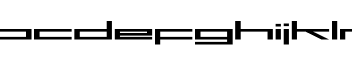 SF Square Head Extended Font LOWERCASE