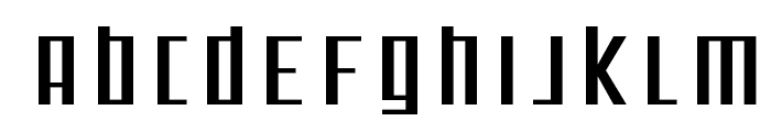 SF Square Root Extended Font UPPERCASE