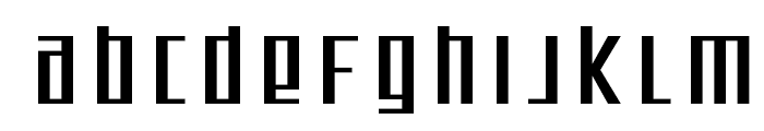 SF Square Root Extended Font LOWERCASE