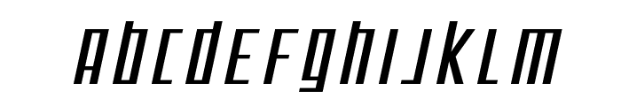 SF Square Root Oblique Font UPPERCASE