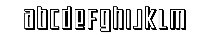 SF Square Root Shaded Font LOWERCASE