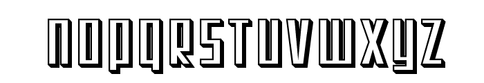 SF Square Root Shaded Font LOWERCASE