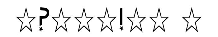 SF Star Dust Condensed Font OTHER CHARS