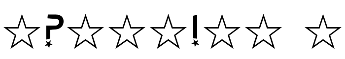 SF Star Dust Font OTHER CHARS