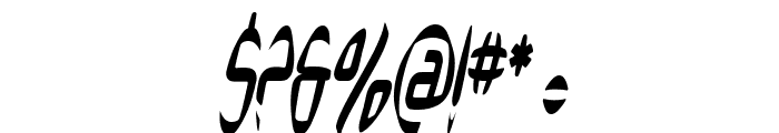 SF Synthonic Pop Condensed Oblique Font OTHER CHARS