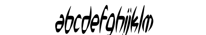SF Synthonic Pop Condensed Oblique Font LOWERCASE