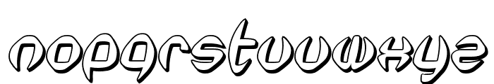 SF Synthonic Pop Shaded Oblique Font LOWERCASE