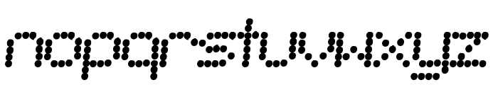 SF Telegraphic Bold Italic Font LOWERCASE