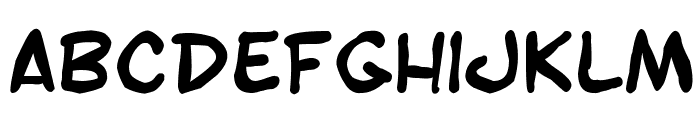 SF Toontime Blotch Bold Font LOWERCASE