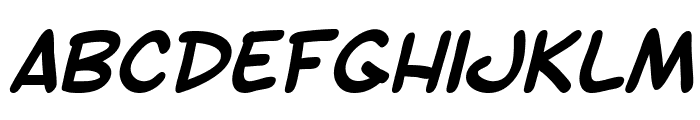 SF Toontime Bold Italic Font LOWERCASE