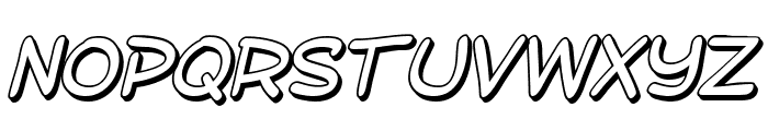 SF Toontime Shaded Italic Font LOWERCASE