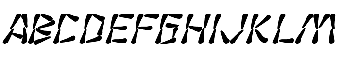 SF Wasabi Bold Italic Font UPPERCASE