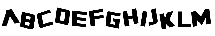 SF Zero Gravity Condensed Font LOWERCASE