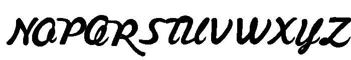 SFC Limone Club Demo Regular Font UPPERCASE