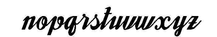 SFC West Paras Font LOWERCASE