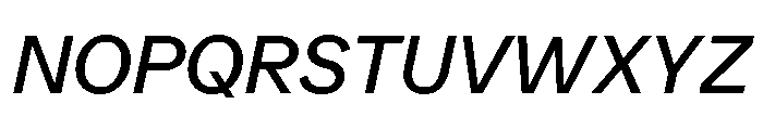SFT Ritam Sans TRIAL Variable Medium Italic Font UPPERCASE