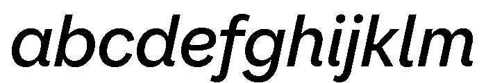 SFT Ritam Sans TRIAL Variable Medium Italic FONT