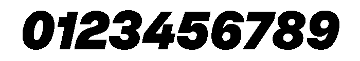 SFT Schrifted Sans TRIAL Black It Comp Font OTHER CHARS