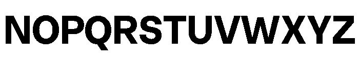 SFT Schrifted Sans TRIAL Bold Comp Font UPPERCASE