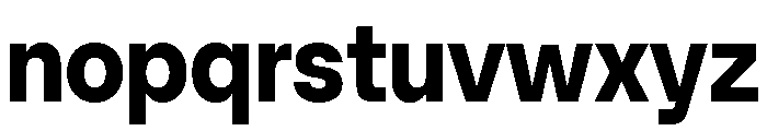 SFT Schrifted Sans TRIAL Bold Comp Font LOWERCASE
