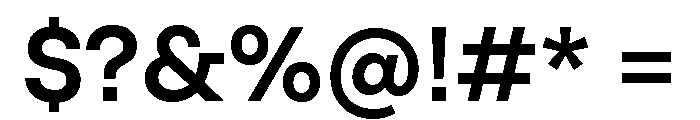 SFT Schrifted Sans TRIAL DemiBold Comp Font OTHER CHARS