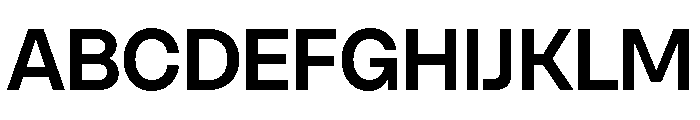 SFT Schrifted Sans TRIAL DemiBold Comp Font UPPERCASE
