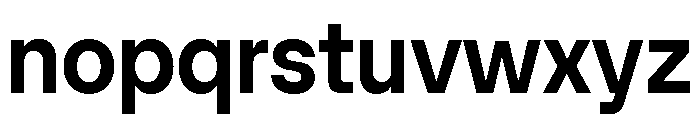 SFT Schrifted Sans TRIAL DemiBold Comp Font LOWERCASE