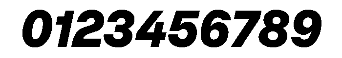 SFT Schrifted Sans TRIAL ExBold It Comp Font OTHER CHARS