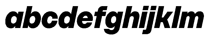 SFT Schrifted Sans TRIAL ExBold It Comp FONT