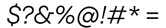 SFT Schrifted Sans TRIAL Light It Comp Font OTHER CHARS