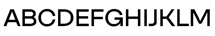 SFT Schrifted Sans TRIAL Var Var Font UPPERCASE
