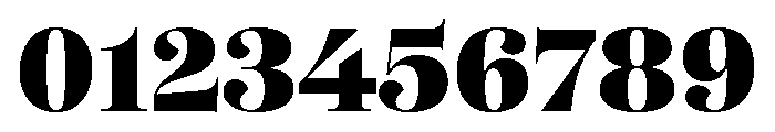 SFT Schrifted Serif TRIAL D Black Font OTHER CHARS
