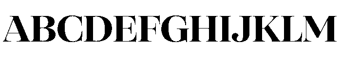 SFT Schrifted Serif TRIAL D Bold Font UPPERCASE