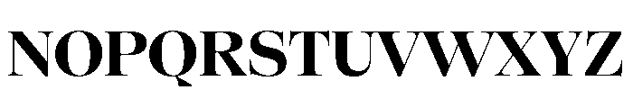 SFT Schrifted Serif TRIAL D Bold Font UPPERCASE