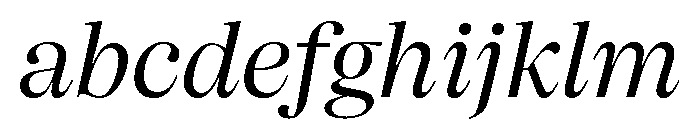 SFT Schrifted Serif TRIAL D Italic FONT