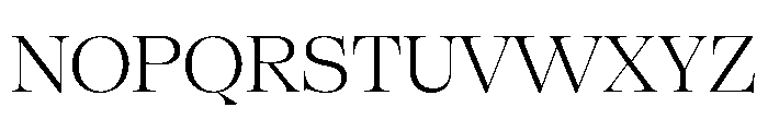 SFT Schrifted Serif TRIAL D Light Font UPPERCASE