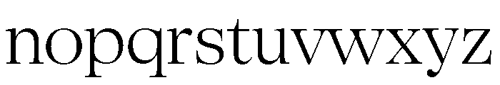 SFT Schrifted Serif TRIAL D Light Font LOWERCASE