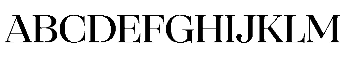 SFT Schrifted Serif TRIAL D Medium Font UPPERCASE