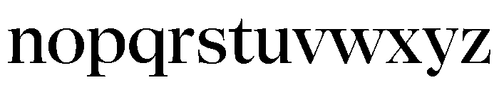SFT Schrifted Serif TRIAL D Medium Font LOWERCASE
