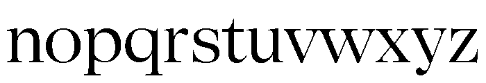 SFT Schrifted Serif TRIAL D Regular Font LOWERCASE