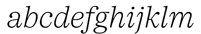 SFT Schrifted Serif TRIAL SH ExLight It FONT