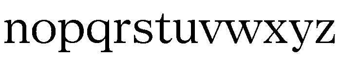 SFT Schrifted Serif TRIAL SH Regular Font LOWERCASE