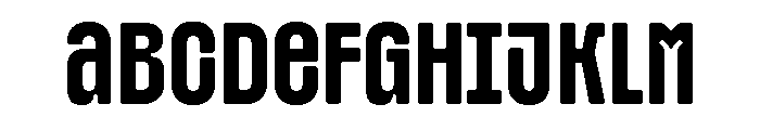 SFT Sushka TRIAL Flat Var Var Font UPPERCASE