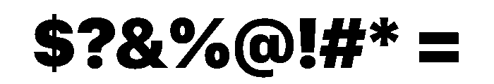 SF Compact Display Black Font OTHER CHARS