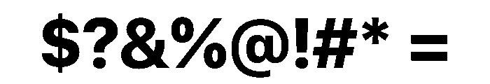 SF Compact Display Bold Font OTHER CHARS